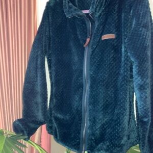 Women's Plush Green Jacket